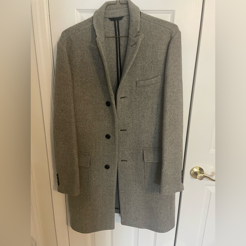Bonobos Grey Wool Blend Sport Coat